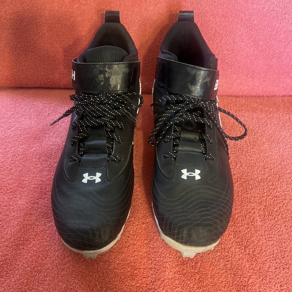 Under Armour UA Harper 7 Baseball Black Men's size 14